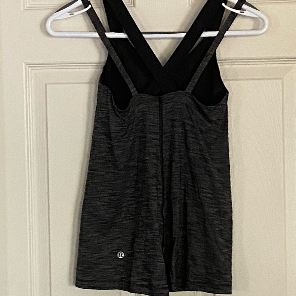 Lululemon Athletica Charcoal Tank Top - Picture 2 of 2